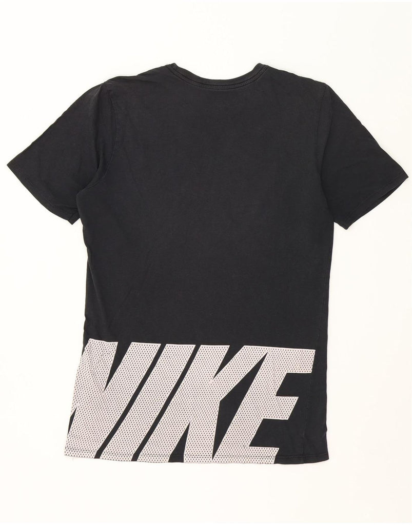 NIKE Mens Graphic T-Shirt Top Medium Black Cotton Vintage Nike and Second-Hand Nike from Messina Hembry 