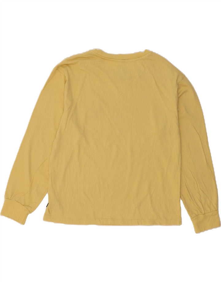 VANS Womens Top Long Sleeve UK 16 Large Yellow Cotton Vintage Vans and Second-Hand Vans from Messina Hembry 