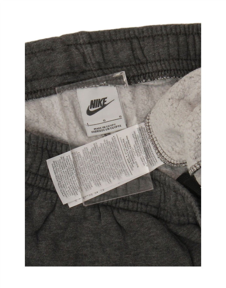 Nike Mens Tracksuit Trousers Joggers Large  Grey Flecked Cotton