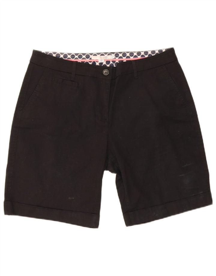 Boden Womens Chino Shorts UK 12 Medium W30  Black Cotton