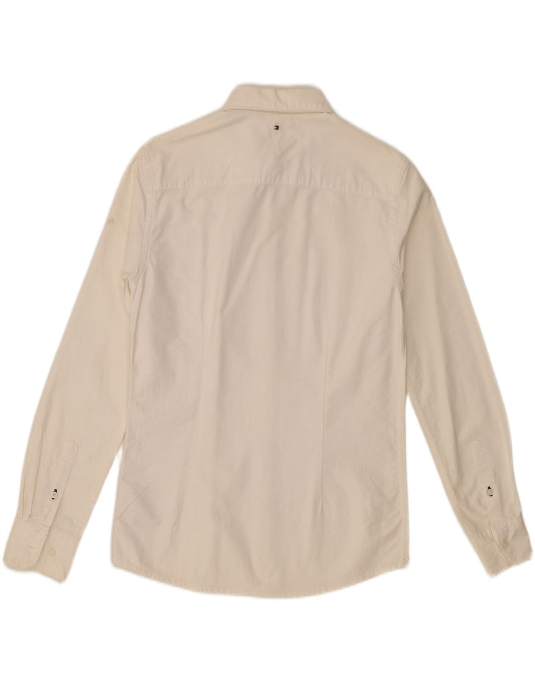 Tommy Hilfiger Boys Shirt 13-14 Years Off White Cotton