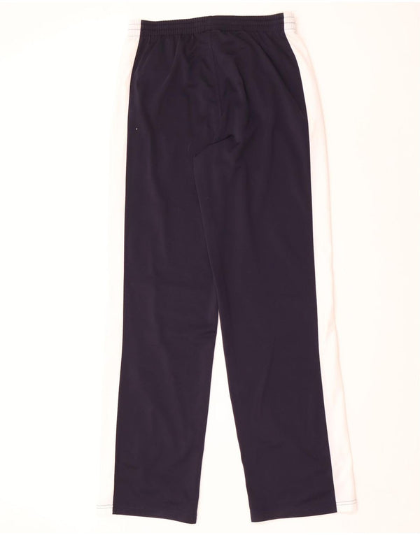 Puma Mens Tracksuit Trousers Medium Navy Blue Colourblock Polyester