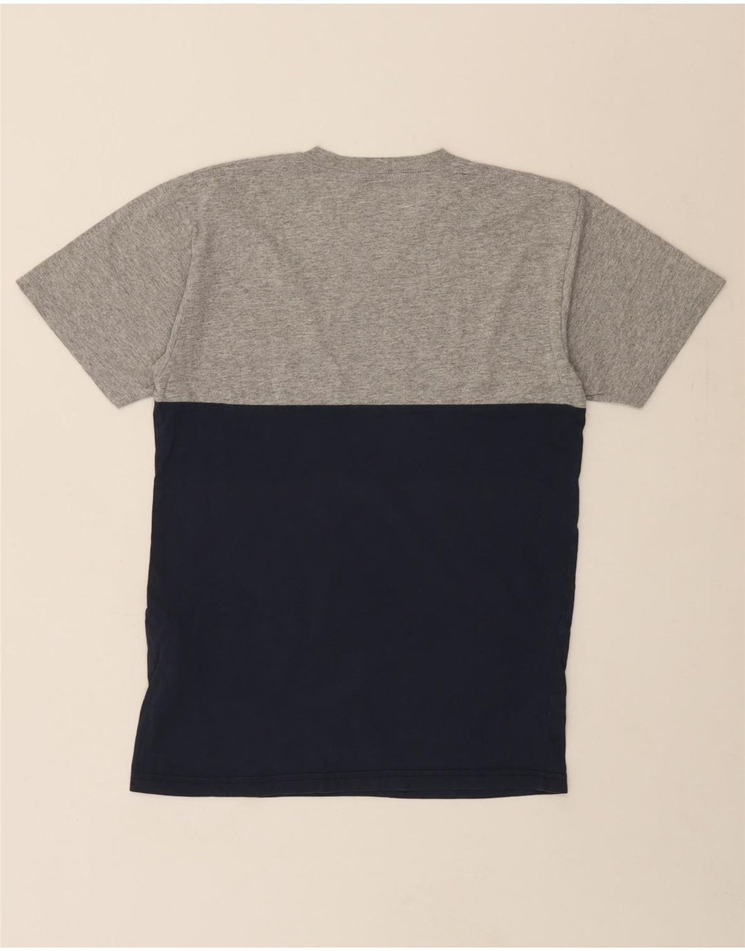 VANS Mens Classic Fit T-Shirt Top Small Grey Colourblock Cotton Vintage Vans and Second-Hand Vans from Messina Hembry 