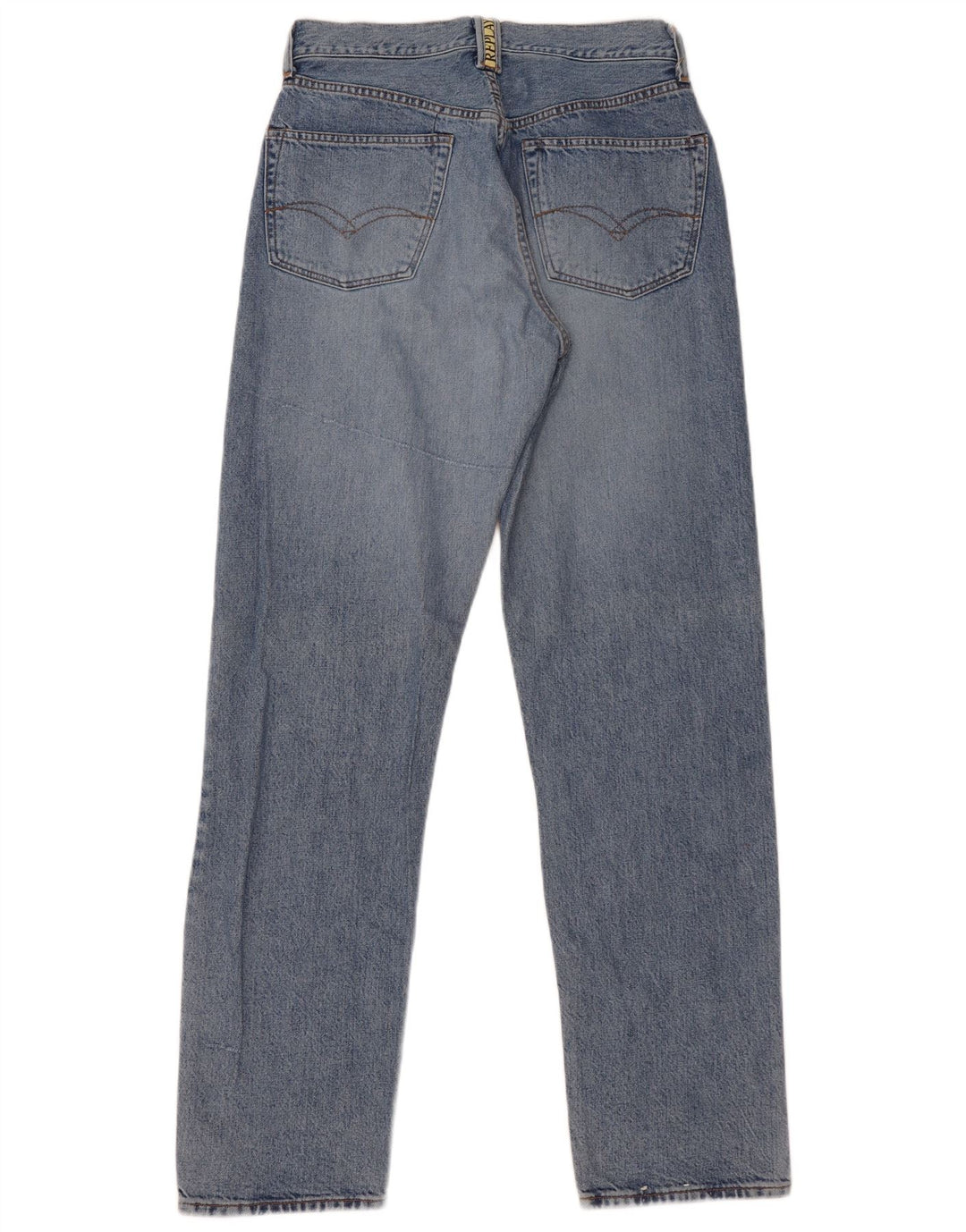 Replay Mens Straight Jeans W33 L35 Blue Cotton