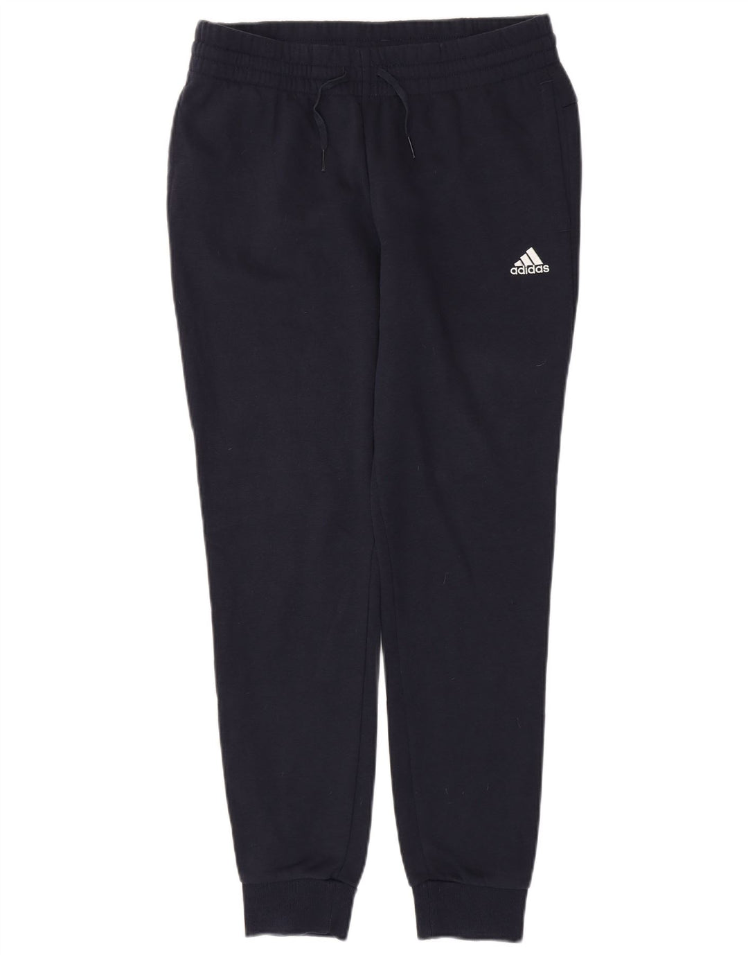 ADIDAS Womens Tracksuit Trousers Joggers UK 12/14 Medium  Navy Blue