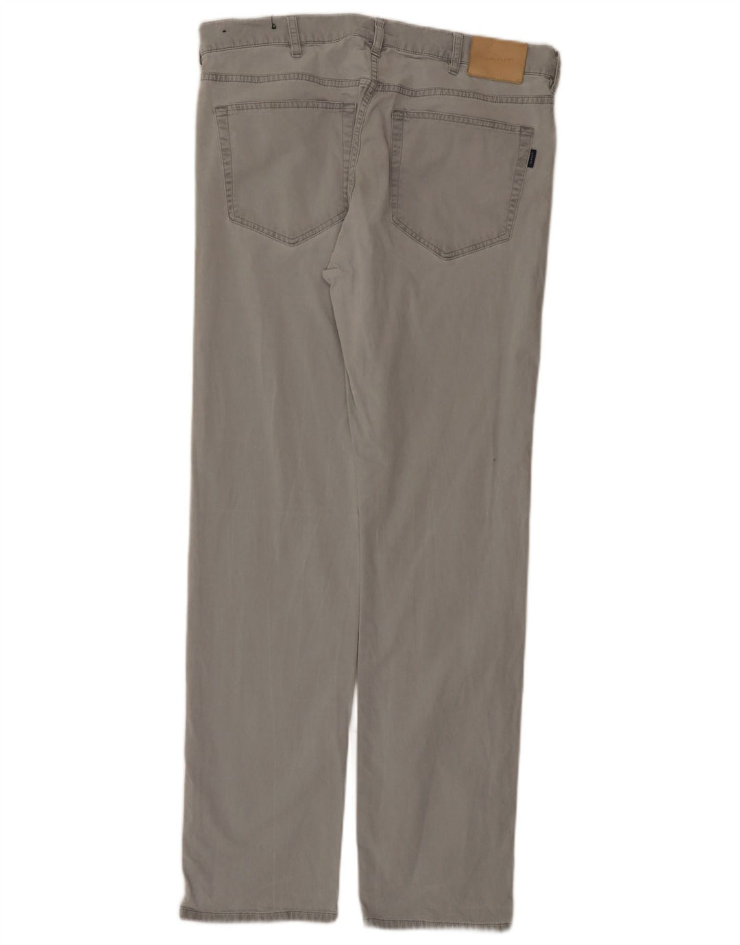 Gant Mens Regular Casual Trousers W34 L34 Grey