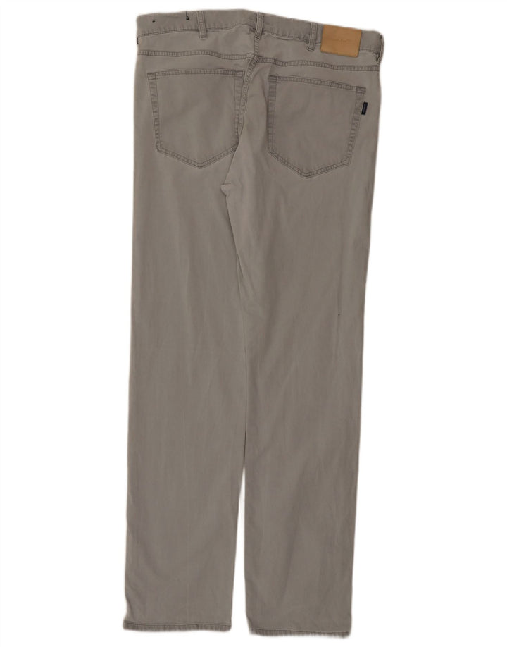 Gant Mens Regular Casual Trousers W34 L34 Grey