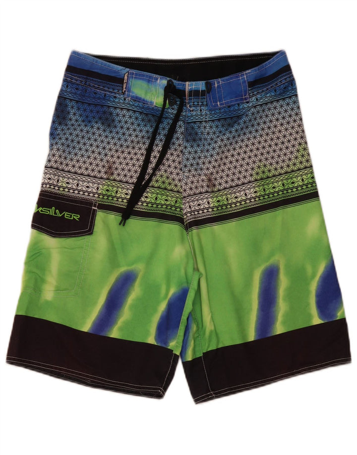 Quiksilver Mens Graphic Swimming Shorts Medium Multicoloured Colourblock