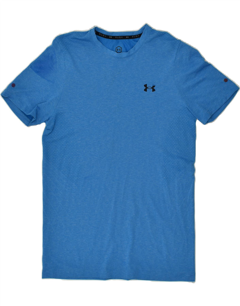 UNDER ARMOUR Mens T-Shirt Top Medium Blue | Vintage Under Armour | Thrift | Second-Hand Under Armour | Used Clothing | Messina Hembry 