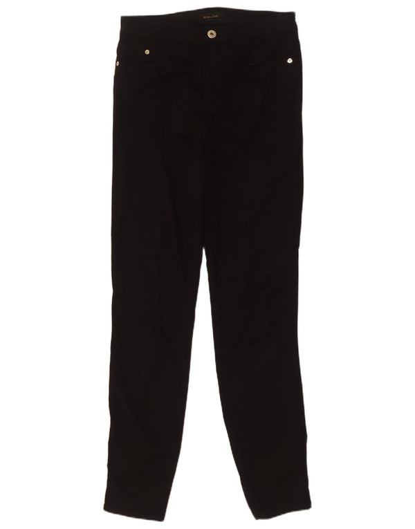 Massimo Dutti Womens Skinny Casual Trousers EU 38 Small W28 L30 Black