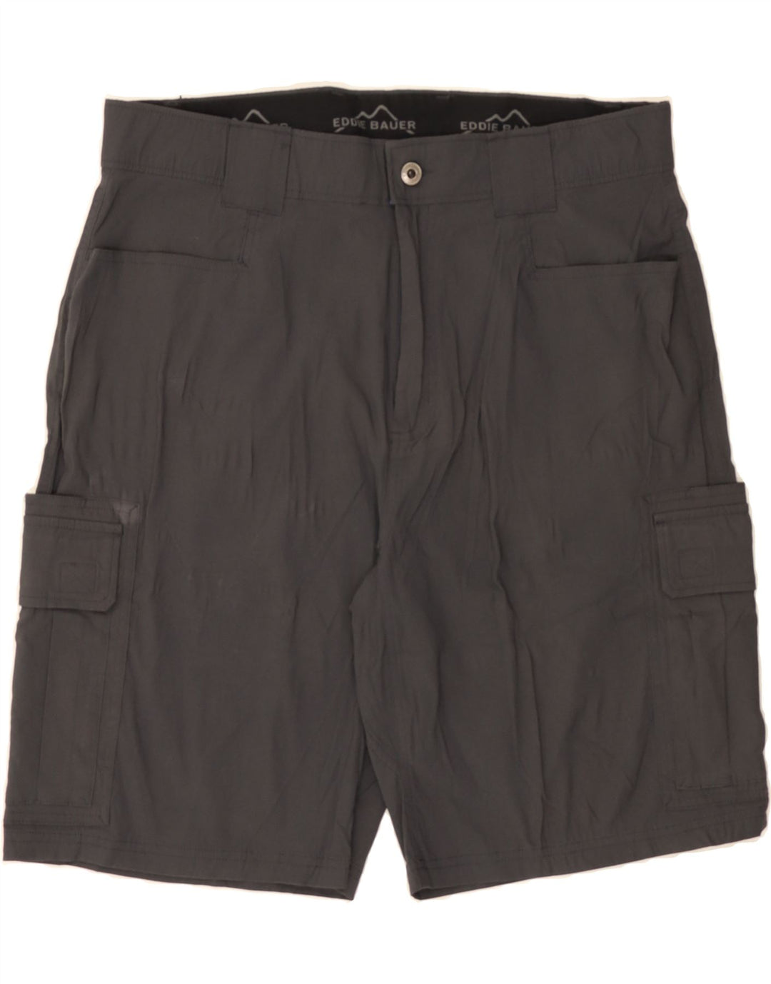 EDDIE BAUER Mens Cargo Shorts W38 XL Grey Nylon Vintage Eddie Bauer and Second-Hand Eddie Bauer from Messina Hembry 