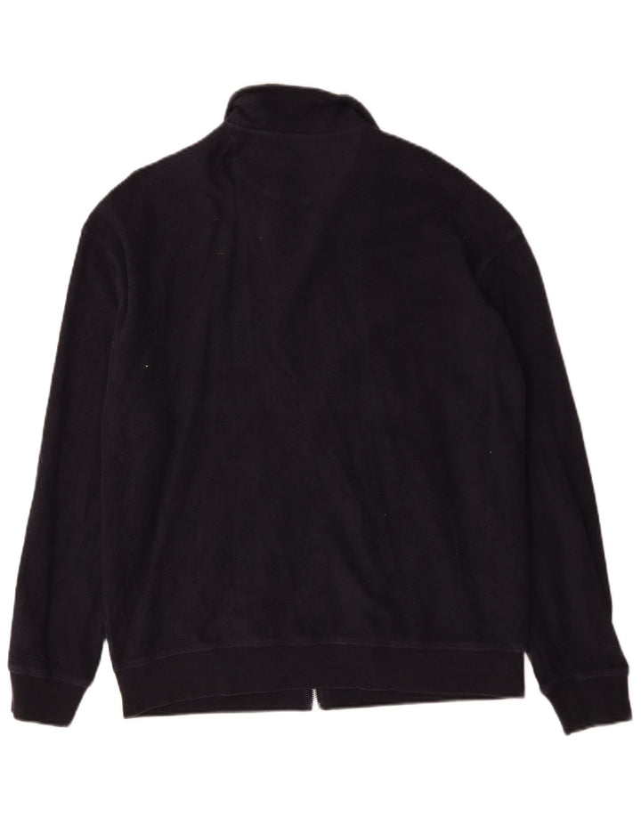 Farah Mens Tracksuit Top Jacket Small Navy Blue Cotton