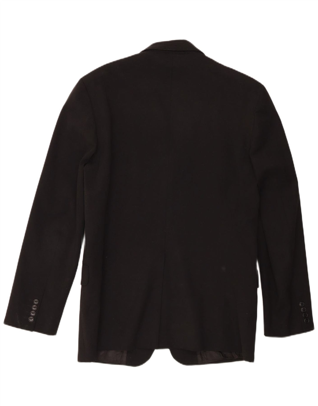 Calvin Klein Mens 3 Button Blazer Jacket IT 52 XL Black Polyester