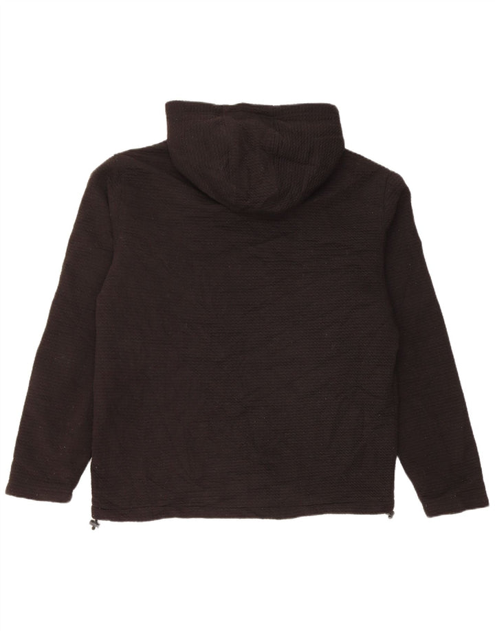 New Balance Mens Sherpa Zip Hoodie Sweater Medium Black Polyester