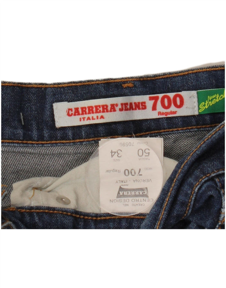 Carrera Mens 700 Straight Jeans W34 L30 Navy Blue Cotton