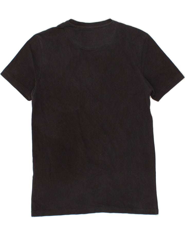 LYLE & SCOTT Mens T-Shirt Top XS Black Cotton Vintage Lyle & Scott and Second-Hand Lyle & Scott from Messina Hembry 