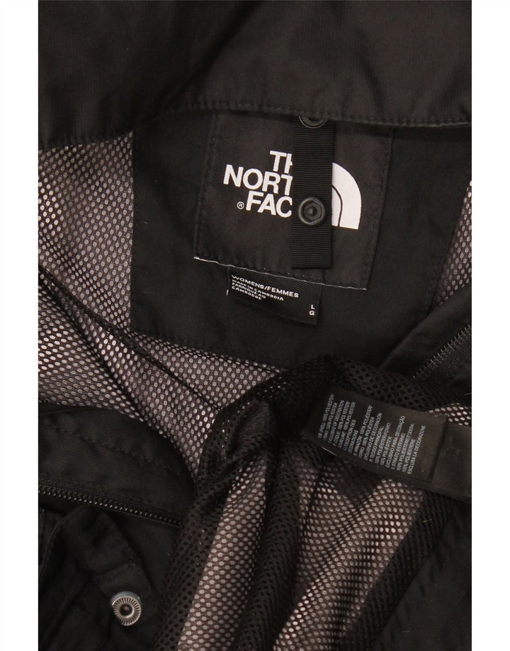 The North Face Womens Dryvent Hooded Rain Jacket UK 16 Large Black