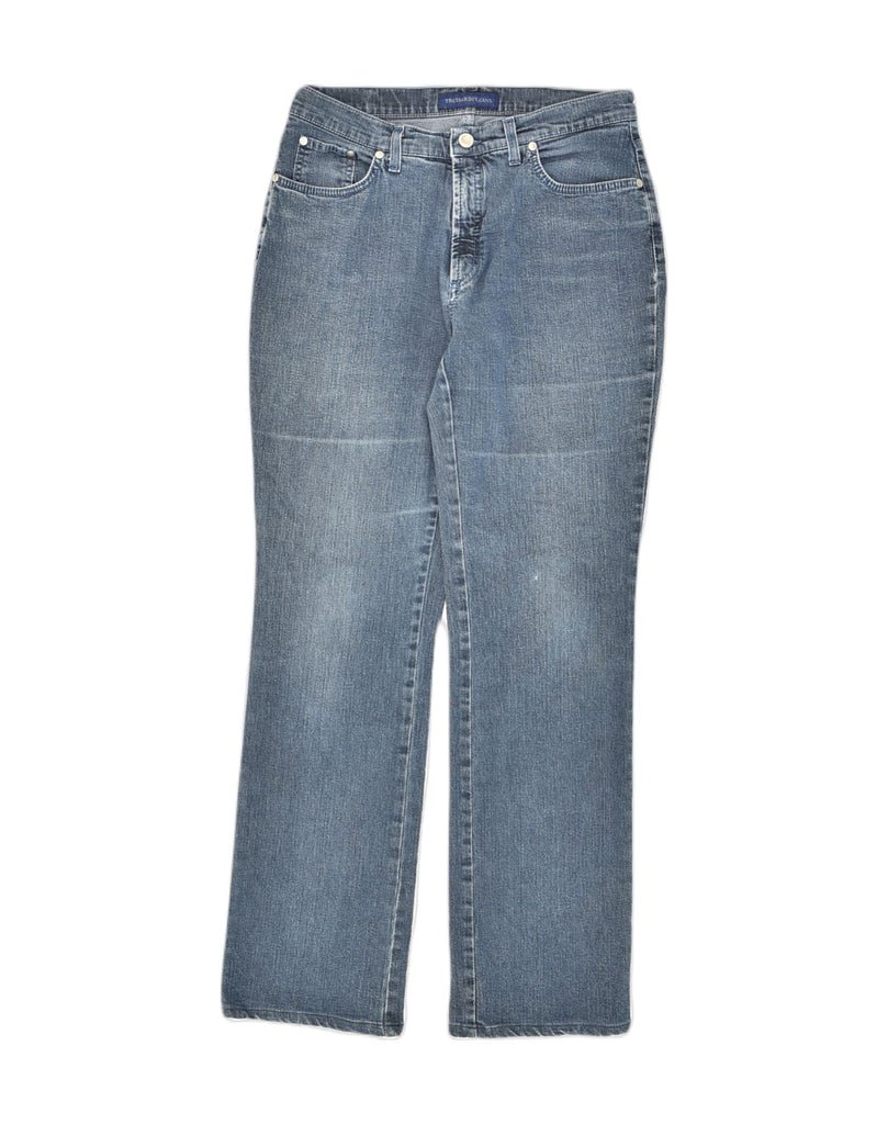 TRUSSARDI Womens 16 Straight Jeans W31 L32 Blue Cotton | Vintage Trussardi | Thrift | Second-Hand Trussardi | Used Clothing | Messina Hembry 