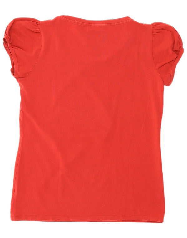 Cerruti 1881 Womens Graphic T-Shirt Top UK 12 Medium Red