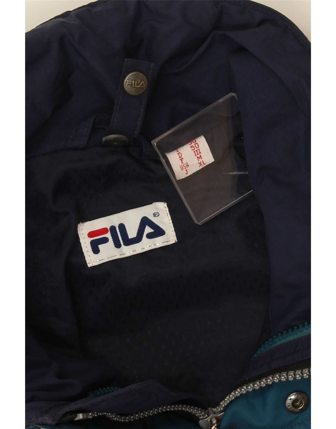 Fila Mens Rain Jacket IT 50 Large Navy Blue
