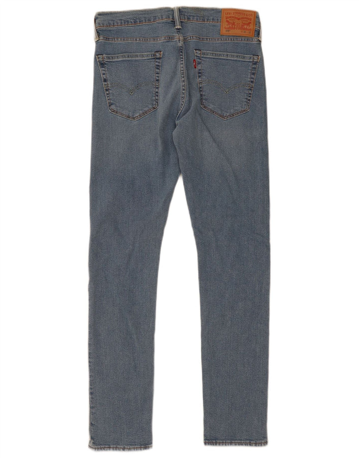 Levi's Mens 519 Skinny Jeans W33 L32 Blue Cotton
