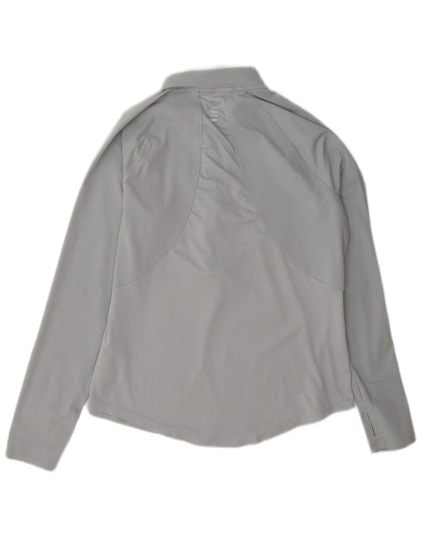 Under Armour Womens Heat Gear Pullover Tracksuit Top UK 16 Large Grey