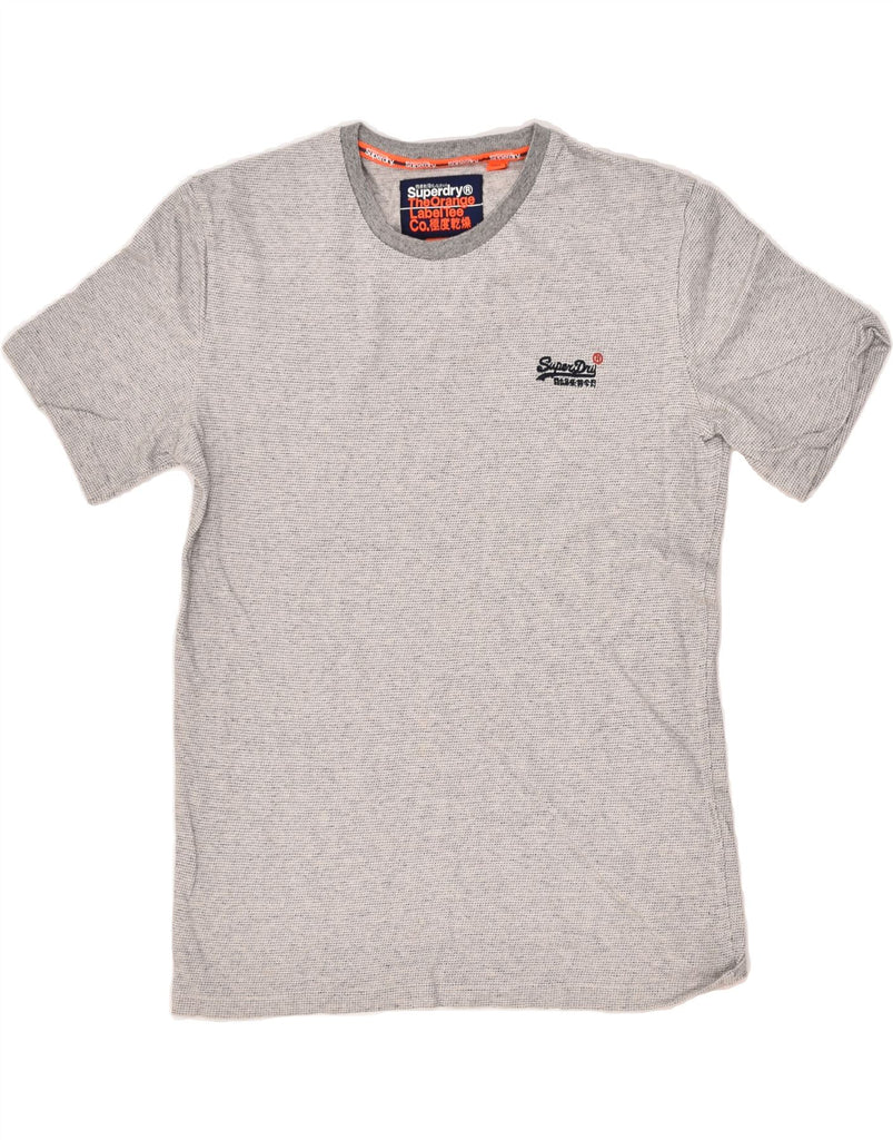 SUPERDRY Mens T-Shirt Top Small Grey Cotton | Vintage Superdry | Thrift | Second-Hand Superdry | Used Clothing | Messina Hembry 