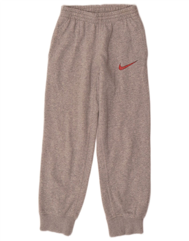 Nike Boys Tracksuit Trousers Joggers 10-11 Years Medium Grey Flecked