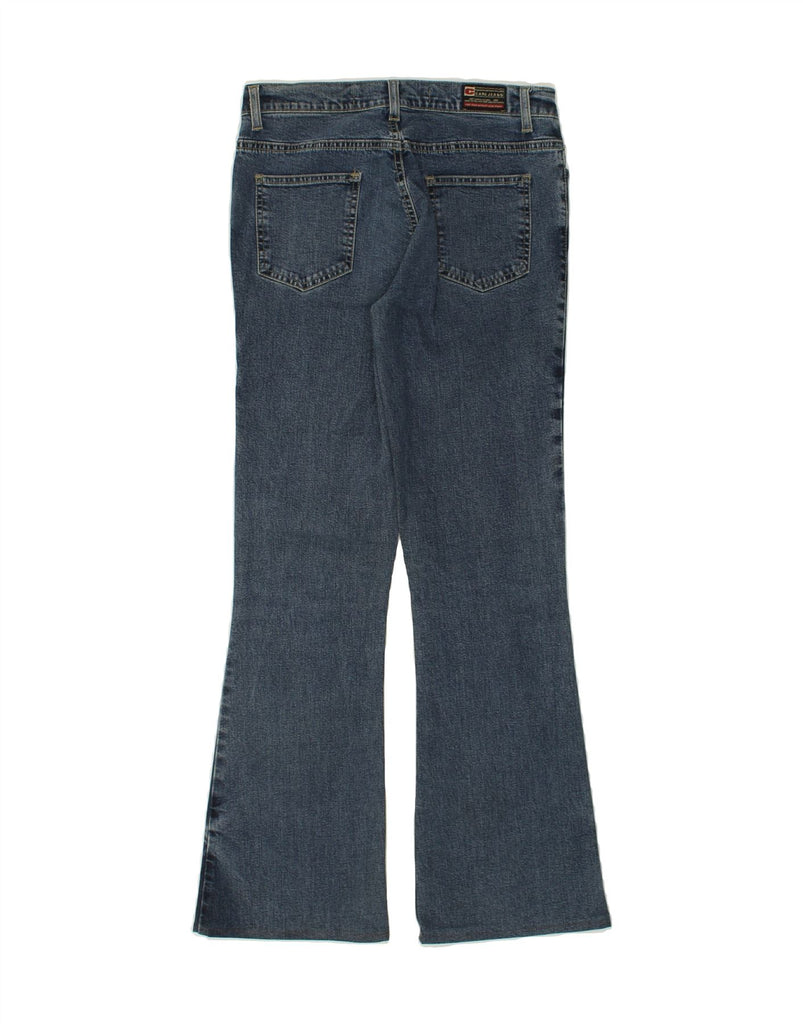 VINTAGE Womens Bootcut Jeans EU 40 Medium W28 L29 Blue Floral Cotton | Vintage Vintage | Thrift | Second-Hand Vintage | Used Clothing | Messina Hembry 