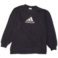 Adidas Boys Graphic Sweatshirt Jumper 15-16 Years Navy Blue