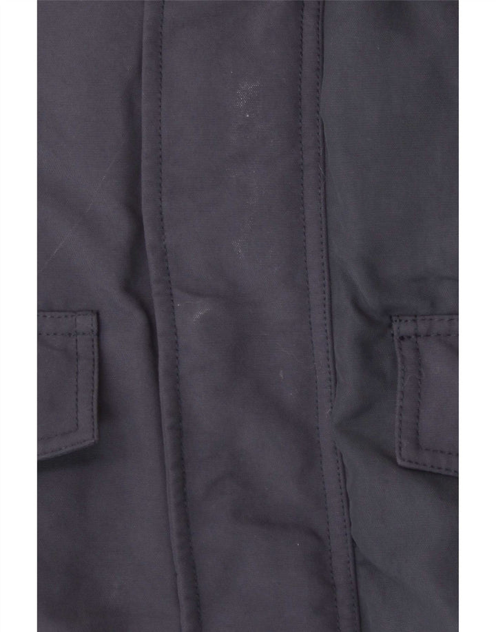 Jack Wills Mens Hooded Padded Jacket UK 38 Medium Navy Blue