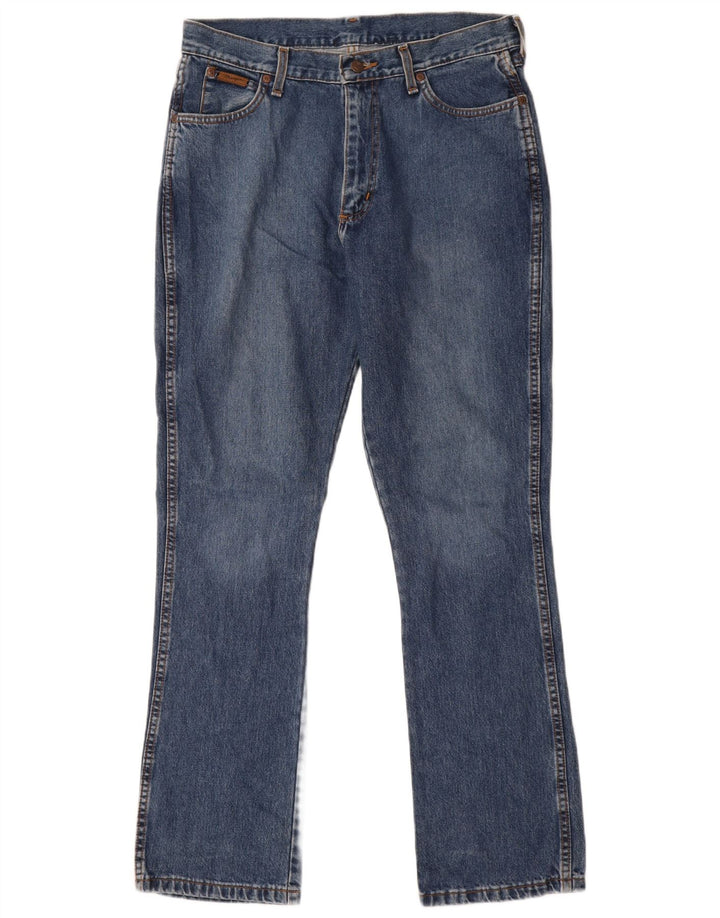 Wrangler Mens Bootcut Jeans W34 L32 Blue