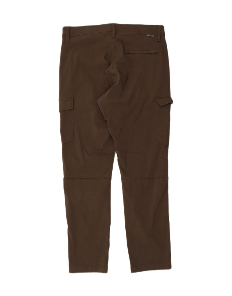 PROJEK RAW  Mens Relaxed Fit Cargo Trousers W34 L29 Brown Rayon Vintage Projek Raw and Second-Hand Projek Raw from Messina Hembry 