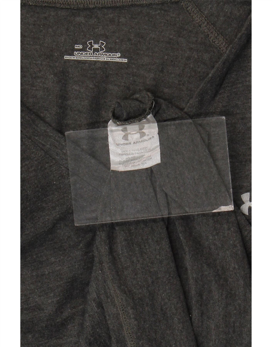 UNDER ARMOUR Womens T-Shirt Top UK 12 Medium Grey Polyester