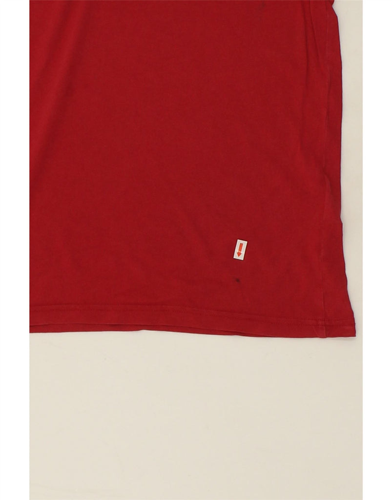 VANS Mens Classic Fit Graphic T-Shirt Top Small Red Cotton Vintage Vans and Second-Hand Vans from Messina Hembry 