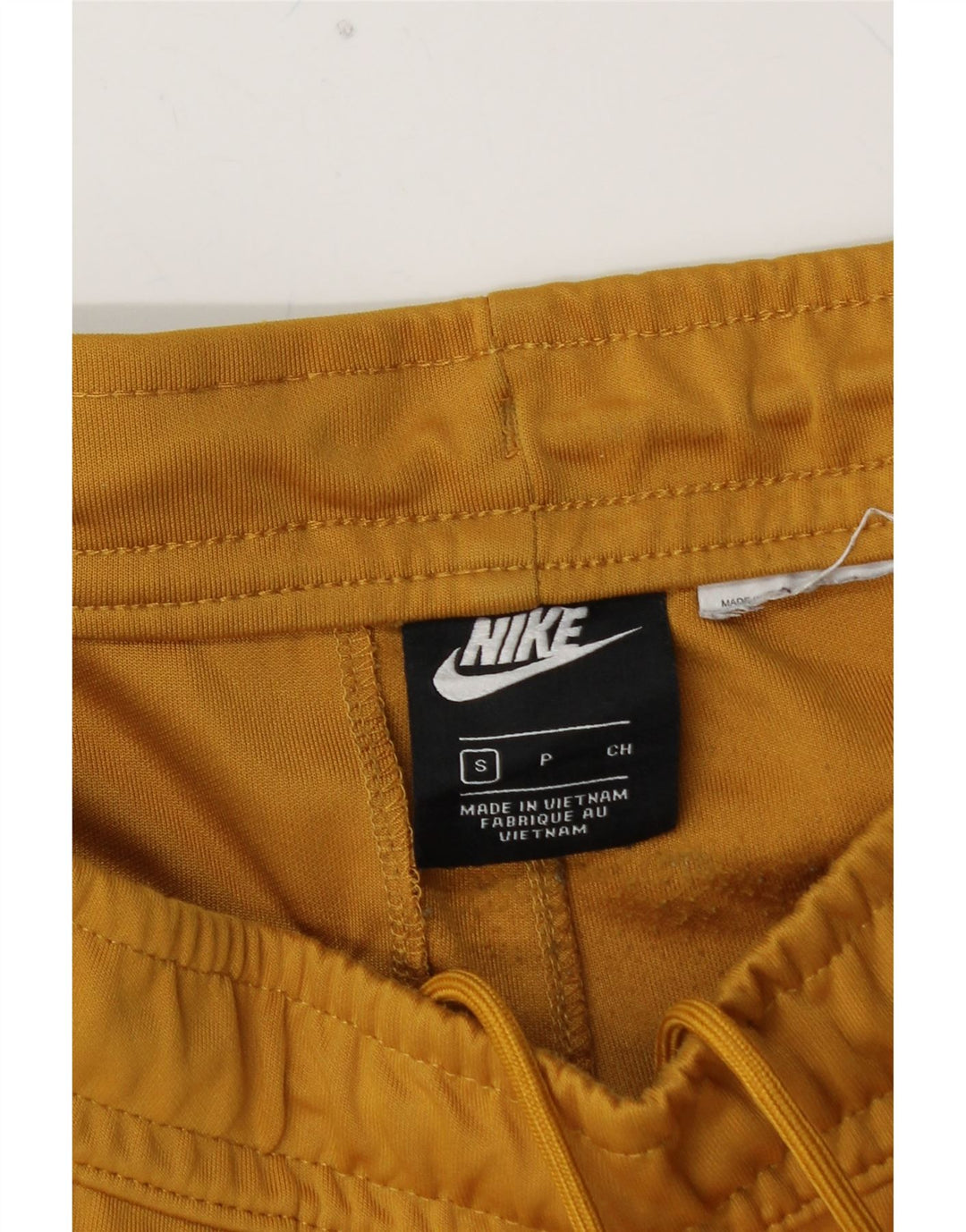 NIKE Mens Sport Shorts Small Yellow Colourblock
