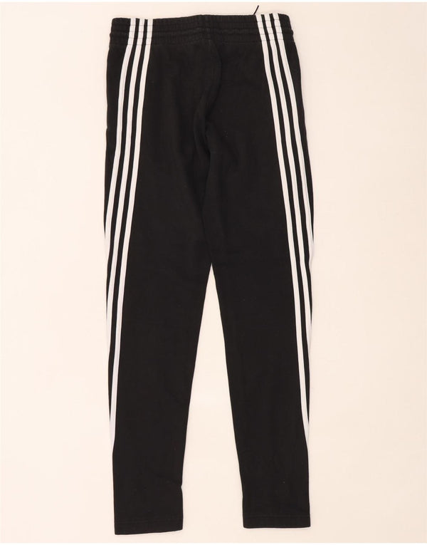 Adidas Womens Tracksuit Trousers UK 8/10 Small Black Cotton