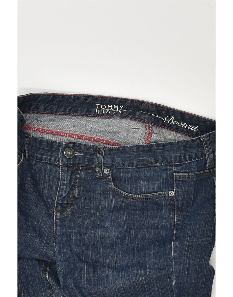 TOMMY HILFIGER Womens Bootcut Jeans US 10 Large 32 L27  Navy Blue | Vintage Tommy Hilfiger | Thrift | Second-Hand Tommy Hilfiger | Used Clothing | Messina Hembry 