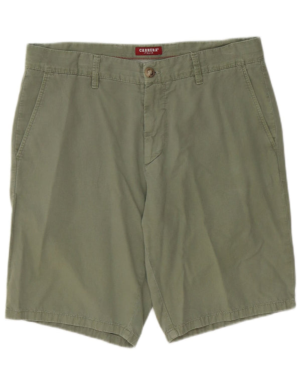 Carrera Mens Chino Shorts IT 48 Medium W33  Khaki Cotton