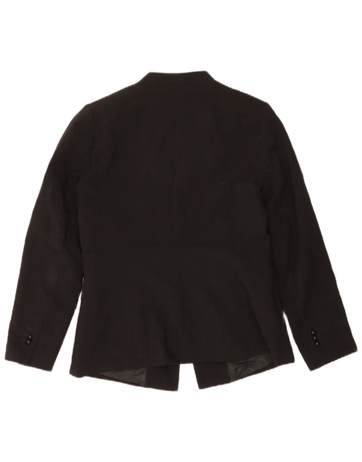 Zara Womens Blazer Jacket UK 16 Large Black Polyester