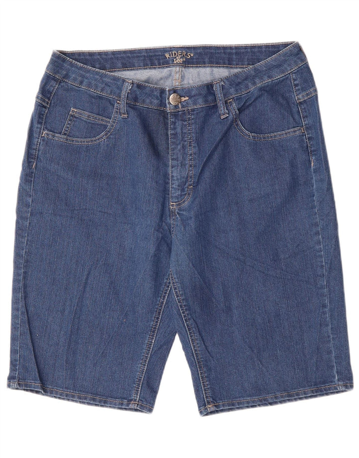 LEE Womens Riders Denim Shorts US 14 XL W34 Blue Cotton