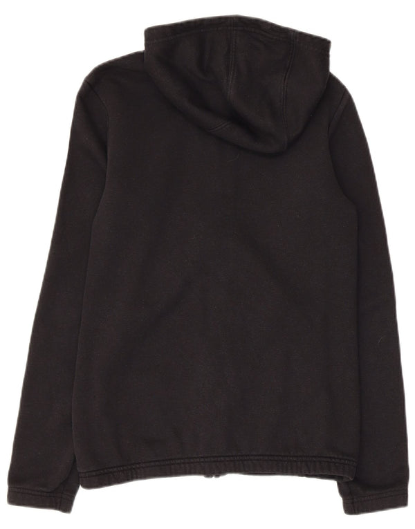Adidas Girls Zip Hoodie Sweater 13-14 Years Black Cotton