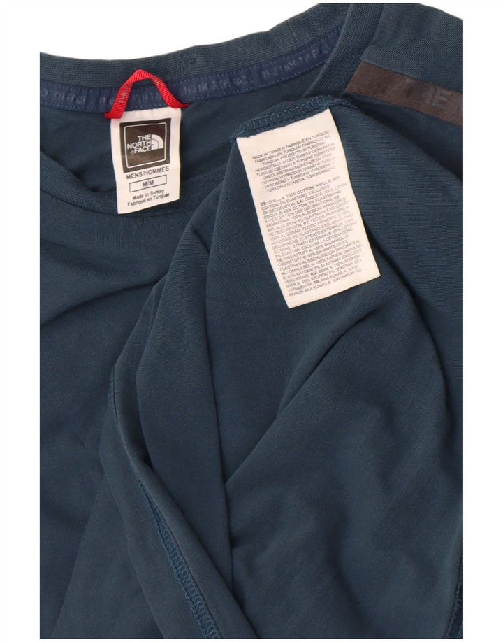 The North Face Mens T-Shirt Top Medium Blue Cotton