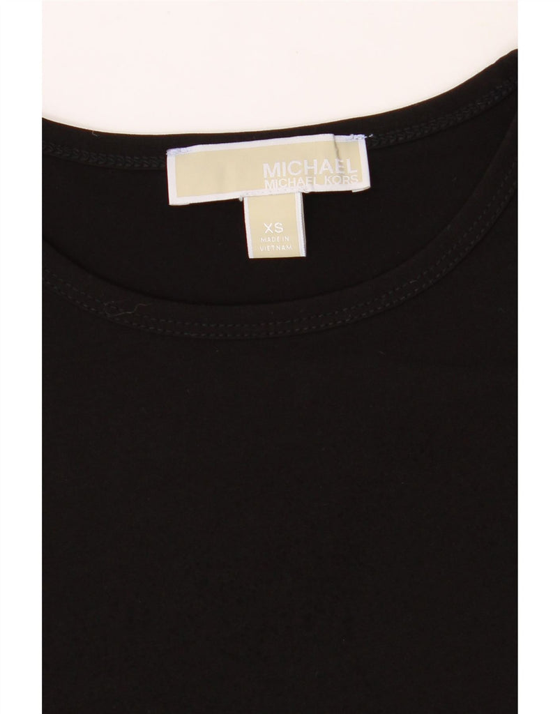 MICHAEL KORS Womens 3/4 Sleeve Maxi Dress UK 6 XS Black Vintage Michael Kors and Second-Hand Michael Kors from Messina Hembry 