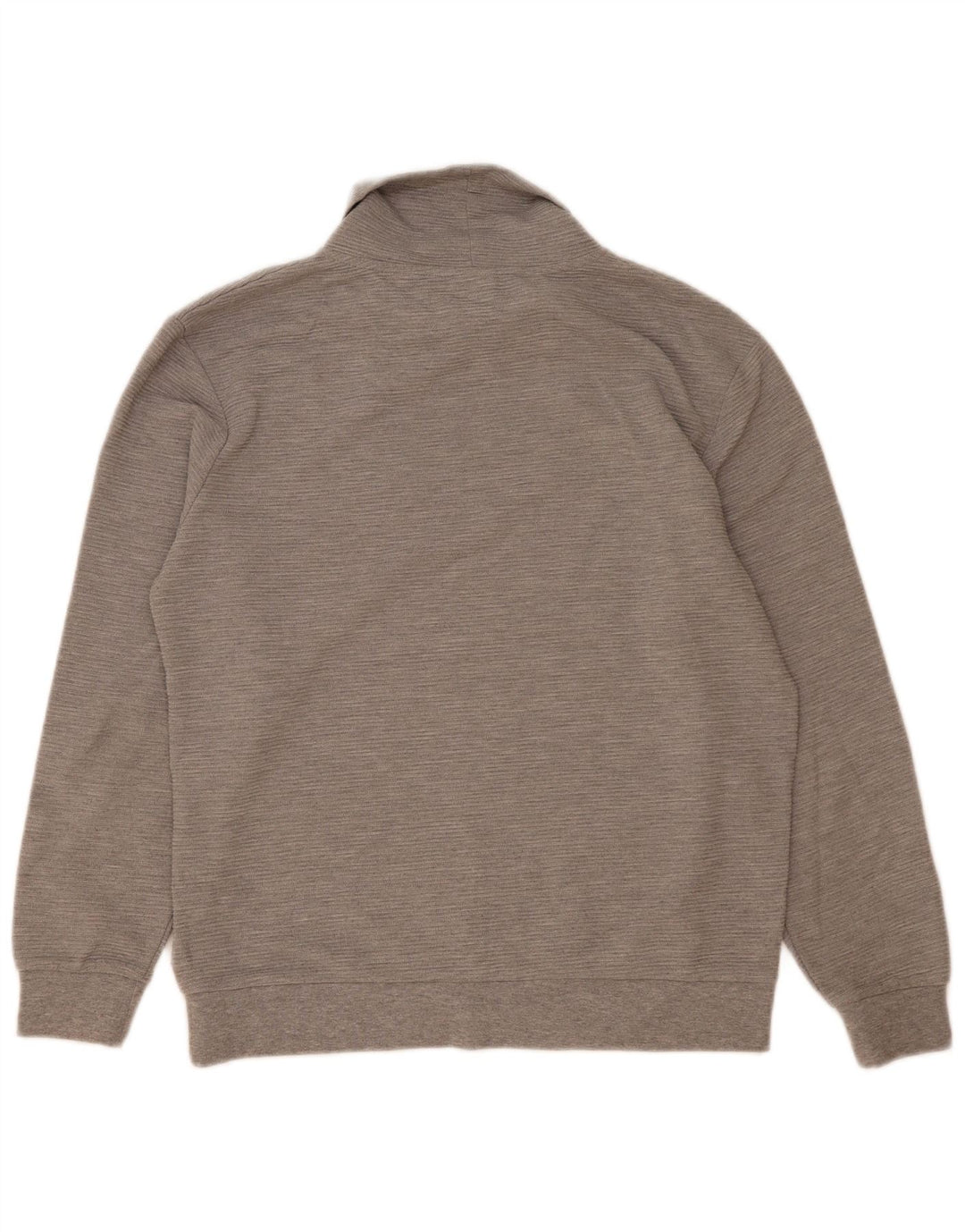 Zara Mens Roll Neck Jumper Sweater Large Grey Polyester