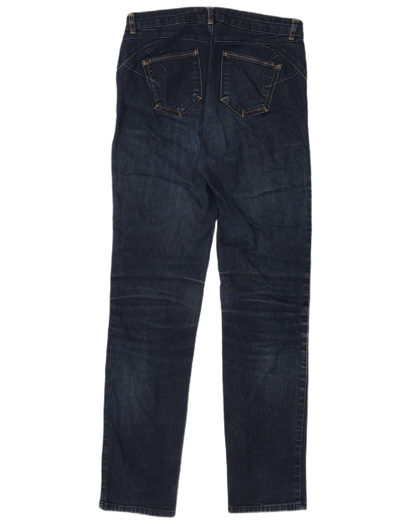 Marks & Spencer Womens Per Una Slim Jeans W28 L30 Navy Blue Cotton