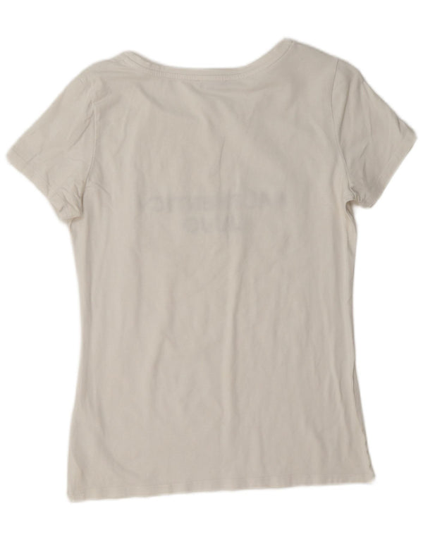 Liu Jo Womens Milano Graphic T-Shirt Top UK 14 Medium White Cotton