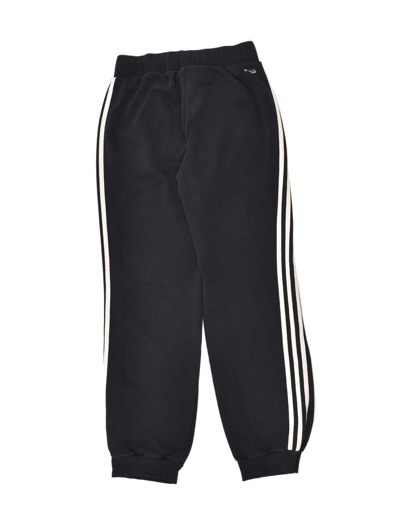 ADIDAS Womens Tracksuit Trousers Joggers UK 8/10 Small Navy Blue Cotton | Vintage Adidas | Thrift | Second-Hand Adidas | Used Clothing | Messina Hembry 