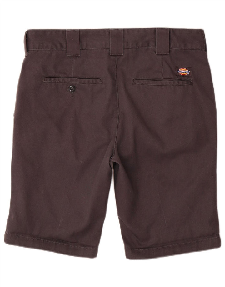 DICKIES Mens Slim Fit Chino Shorts W30 Medium Grey Cotton