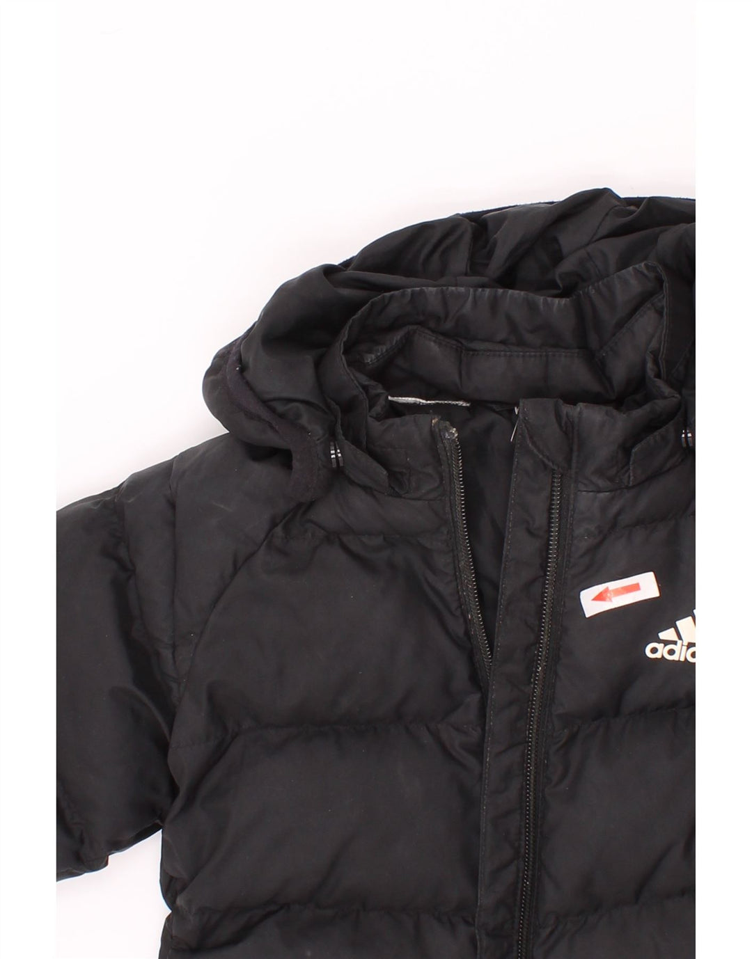 Adidas Boys Hooded Padded Jacket 3-4 Years Black